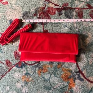Street Level Vibrant Red Clutch/Purse